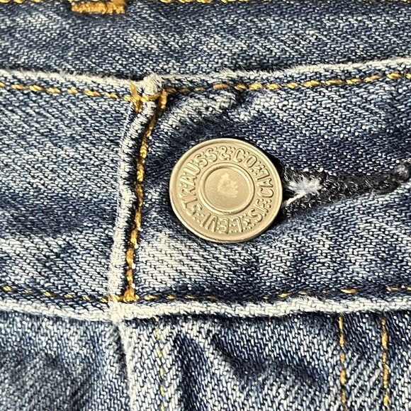 Levi's Jeans Women's Blue 721 High Rise Big E Skinny Denim Size 27x28 - Picture 7 of 16